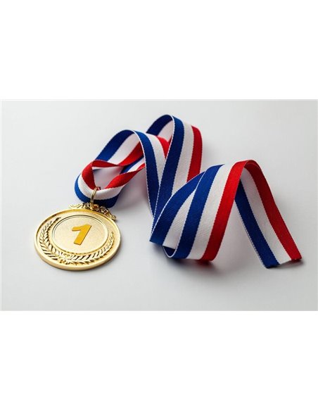 Μετάλλιο επιχρυσωμένο Ø5εκ.