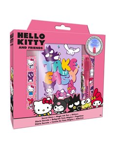 Σετ ημερολόγιο Hello Kitty με μαγικό στυλό Υ23x22x3εκ.