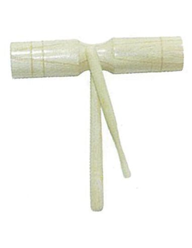 Κρουστό block διπλό ξύλινο 18.5x4x11εκ.