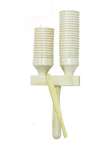 Κρουστό agogo διπλό ξύλινο 26.5x10x3.5εκ.