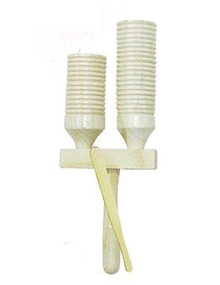 Κρουστό agogo διπλό ξύλινο 26.5x10x3.5εκ.