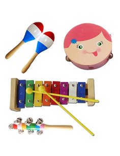 Σετ μουσικών οργάνων σε θήκη 31x31εκ.