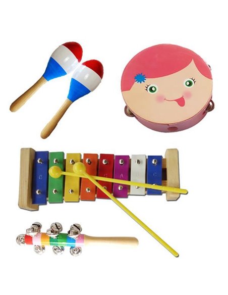 Σετ μουσικών οργάνων σε θήκη 31x31εκ.