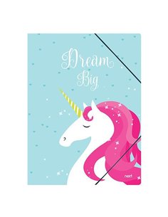 Next φάκελος λάστιχο "Unicorn" Υ35x25εκ.