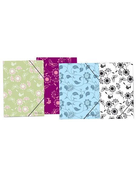 Next φάκελος λάστιχο luxury "Λαχανί-ροζ" Υ35x25εκ.