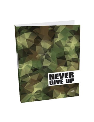 Next κλασέρ Never give up Υ26x21x4εκ.