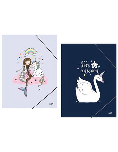 Next φάκελος λάστιχο "Unicorns I" Υ35x25εκ.