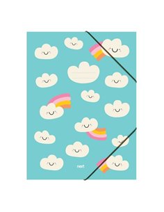 Next φάκελος λάστιχο "Clouds" Υ35x25εκ.