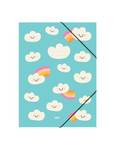 Next φάκελος λάστιχο "Clouds" Υ35x25εκ.
