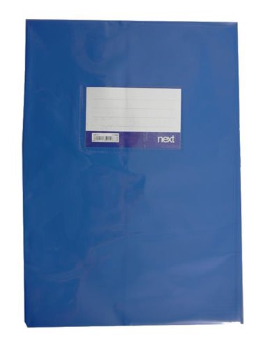 Next κάλυμμα τετραδίων εξηγήσεων μπλε 17x25εκ.