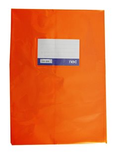 Next κάλυμμα τετραδίων εξηγήσεων πορτοκαλί 17x25εκ.