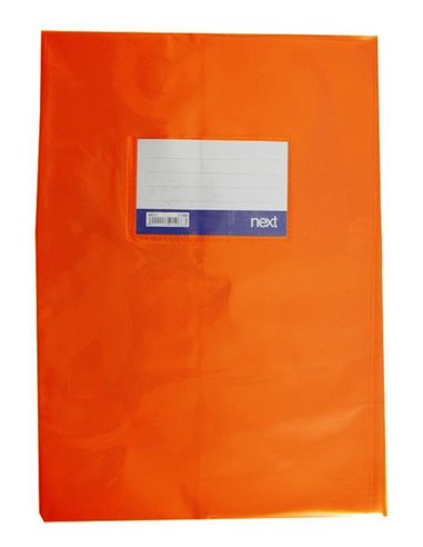 Next κάλυμμα τετραδίων εξηγήσεων πορτοκαλί 17x25εκ.