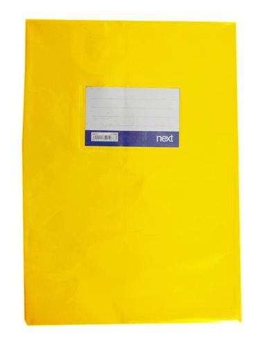 Next κάλυμμα τετραδίων εξηγήσεων κίτρινο 17x25εκ.