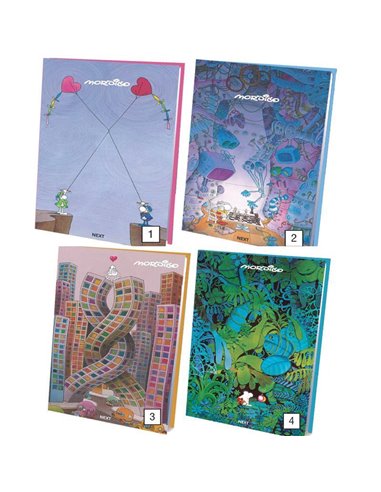 Next τετράδιο δετό 100 φύλλα 4 σχέδια 12x17εκ.