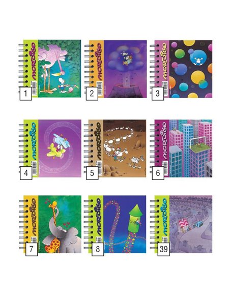 ΜΙΝΙ ΤΕΤΡ.ΣΠΙΡΑΛ, 9Χ9εκ., ΣΕ ΣΤΑΝΤ 54 ΤΕΜ