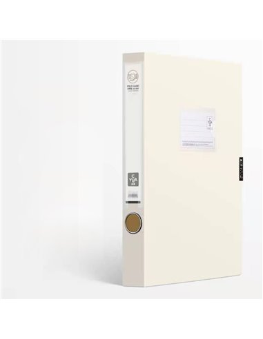 Κουτί αρχειοθέτησης pastel A4 Υ32x23.8x3,8εκ μπεζ