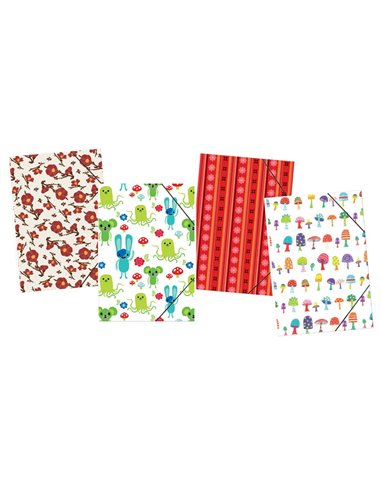 Next φάκελος λάστιχο "Patterns" 35x25εκ.