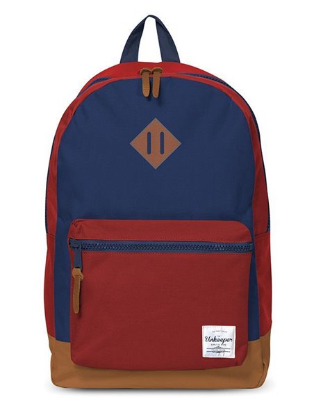Unkeeper τσάντα πλάτης μπλε-κόκκινη με 2 θήκες 43x32.5x13.3εκ.