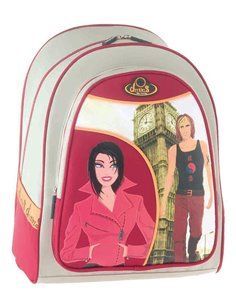 Τσάντα πλάτης city girls london 33χ42εκ.