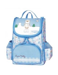 Tiger τσάντα πλάτης νηπίου Cutie teddy μπλε με 1 θήκη 27x19x11εκ.