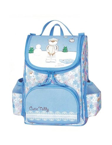 Tiger τσάντα πλάτης νηπίου Cutie teddy μπλε με 1 θήκη 27x19x11εκ.