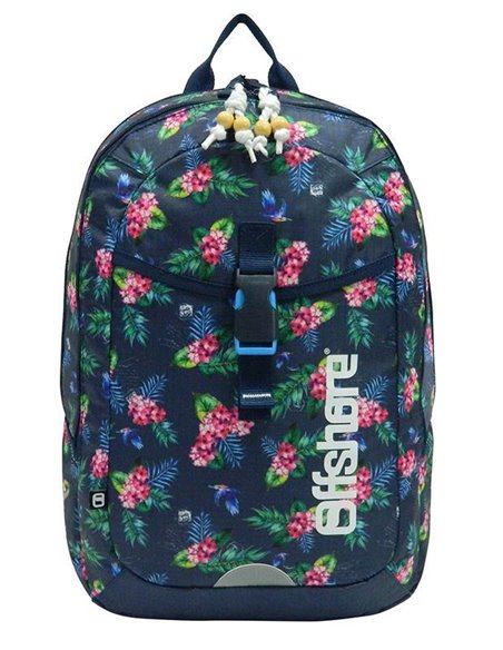 Bagtrotter τσάντα πλάτης λουλούδια 49x33x12εκ.