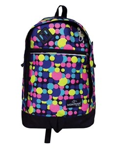 Montana τσάντα πλάτης εφηβική με κύκλους με 1 θήκη 39x27x13εκ.