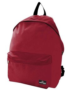 Montana τσάντα πλάτης εφηβική κόκκινη με μπροστινή θήκη 40x29x16.5εκ.