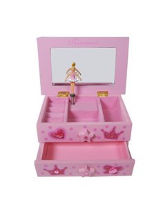 Μουσικό κουτί μπιζουτιέρα μπαλαρίνα Υ9,8x19,3x11εκ.