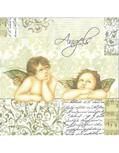 Χαρτοπετσέτες 20τεμ. "Angels" 33x33εκ. (SLOG 002801)