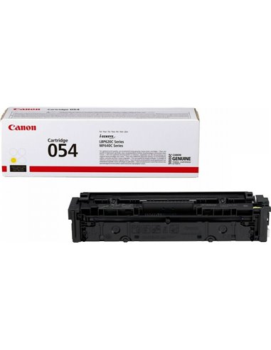 Toner Laser Canon Crtr CRG-054Y Yellow - 1.2K Pgs