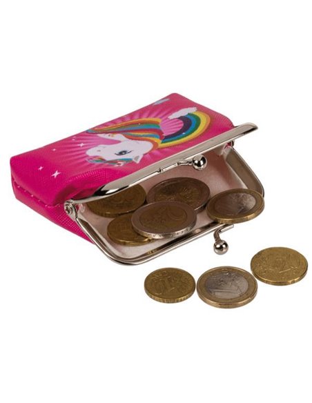 Πορτοφόλι "Unicorn" για κέρματα Υ10x11εκ. κοκτέηλ 3 σχέδια