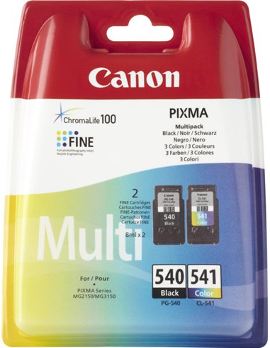Ink Canon PG-540 CL-541 Multi Pack Black and Colour Blister