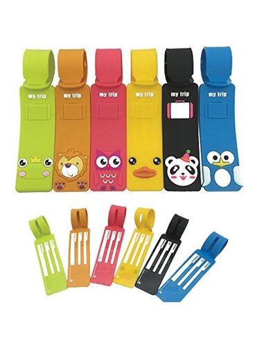 Καρτελάκια για αποσκευές σε διάφορα σχέδια, 4x23,5 εκ. 10τμχ.