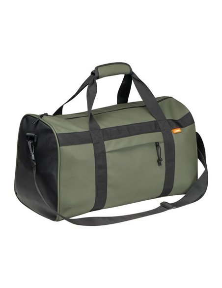 Σάκος ταξιδιού CrisMa χακί αδιάβροχος PU Υ30×27×50εκ.