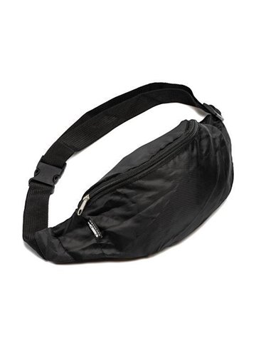 Τσαντάκι μέσης από RPET μαύρο Υ12x38x13εκ.