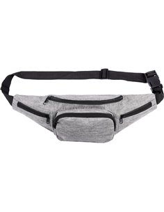 Τσαντάκι μέσης γκρι με 3 θήκες, γκρι Υ43,5x15x8 εκ.