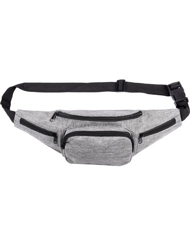 Τσαντάκι μέσης γκρι με 3 θήκες, γκρι Υ43,5x15x8 εκ.