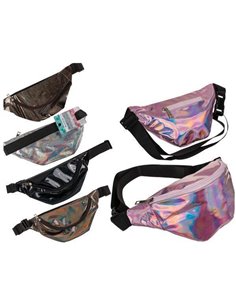 Τσαντάκια μέσης σε 5 μεταλλικά χρώματα 32x13εκ.