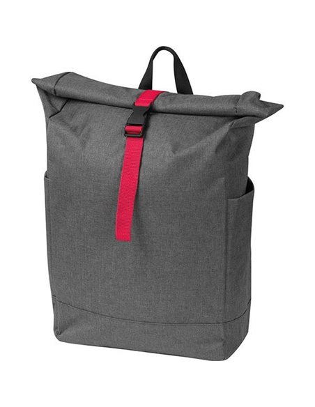 Σακίδιο πλάτης γκρι πολυεστέρα Υ50x44x13,5εκ.