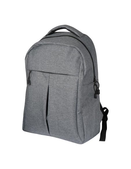 Τσάντα πλάτης πολυεστέρα γκρι 31x15x44,5εκ.