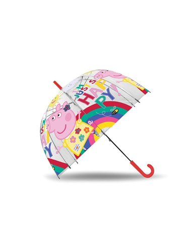 Ομπρέλα διάφανη "Peppa" Ø46εκ.