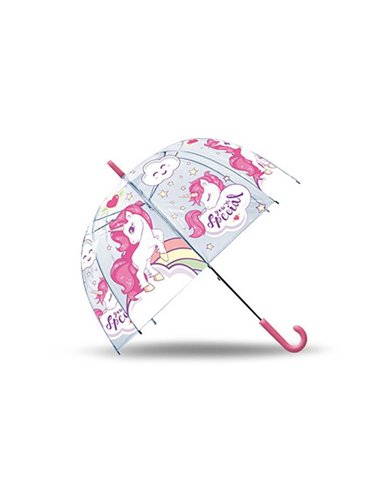 Ομπρέλα διάφανη "Special Unicorn" Ø46εκ.
