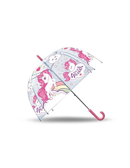 Ομπρέλα διάφανη "Special Unicorn" Ø46εκ.