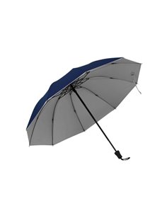 Ομπρέλα χειροκίνητη ασημί-μπλε Ø105 εκ.