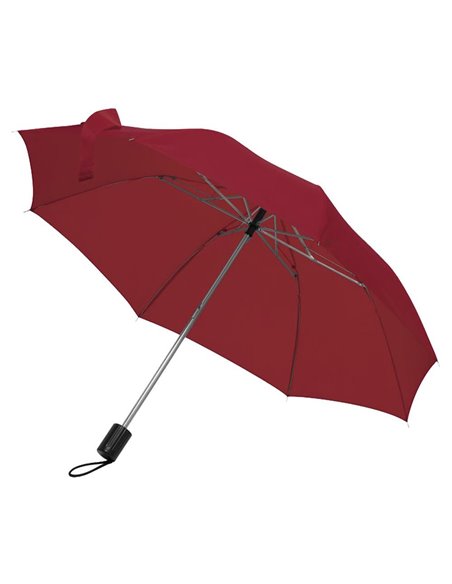 Ομπρέλα χειροκίνητη πτυσσόμενη μπορντό Ø85εκ.