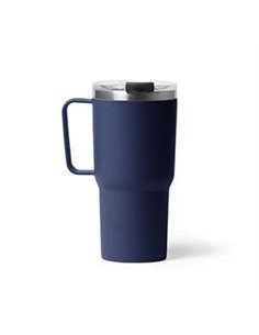 Θερμός - κούπα 600 ml μπλε ανοξείδωτο ατσάλι Υ18,9xØ9εκ.