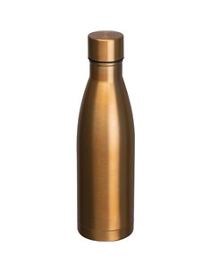 Θερμός - μπουκάλι χρυσό  inox Υ25xØ7εκ. 500 ml