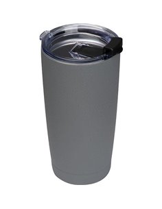 Θερμός - ποτήρι γκρι inox Υ18,1xØ7εκ. 500 ml