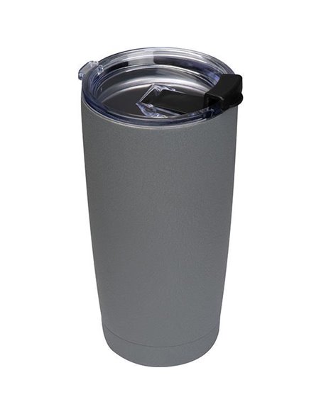 Θερμός - ποτήρι γκρι inox Υ18,1xØ7εκ. 500 ml